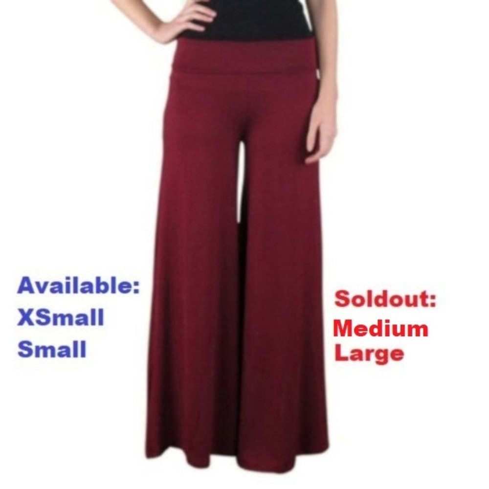 Red Wide Legged Pants